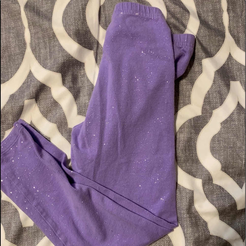 Bundle of Black and purple sparkly leggings